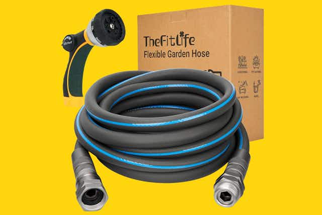 Get a 100-Foot Garden Hose for $27 on Amazon (Reg. $55) card image