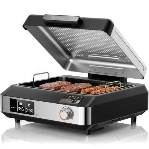 2-in-1 Griddle and Indoor Grill