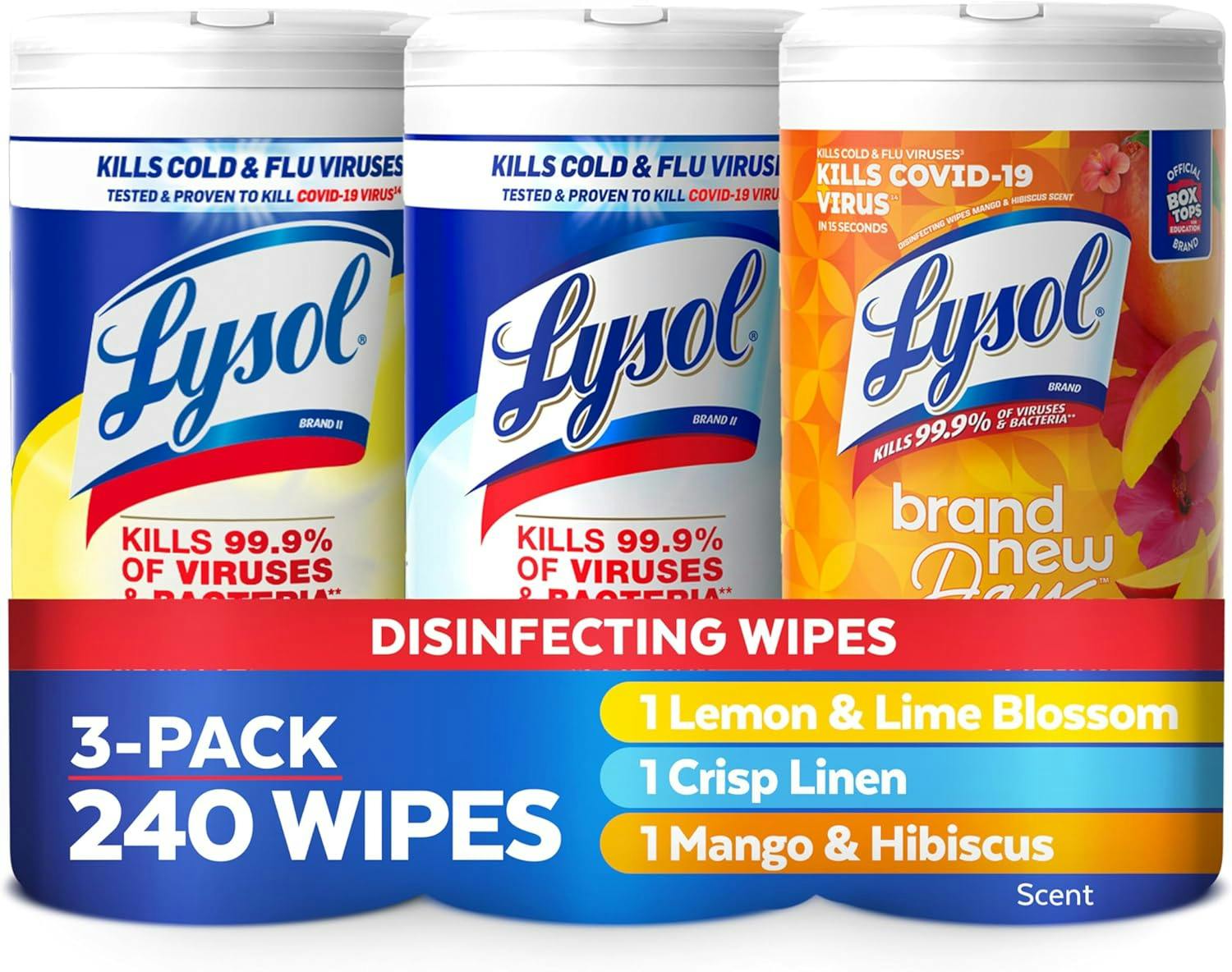 Lysol Disinfectant Wipes Bundle