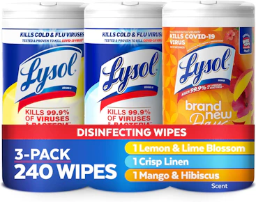 Lysol Disinfectant Wipes Bundle