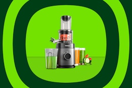 $90 Cold Press Juicer, Only $40 for Prime Members card image