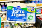 kroger toilet paper in shopping cart