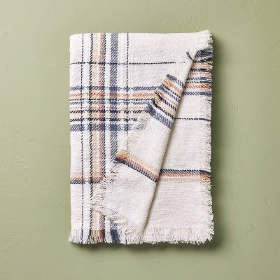 Hearth & Hand Plaid Throw Blanket