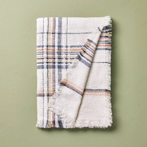 Hearth & Hand Plaid Throw Blanket
