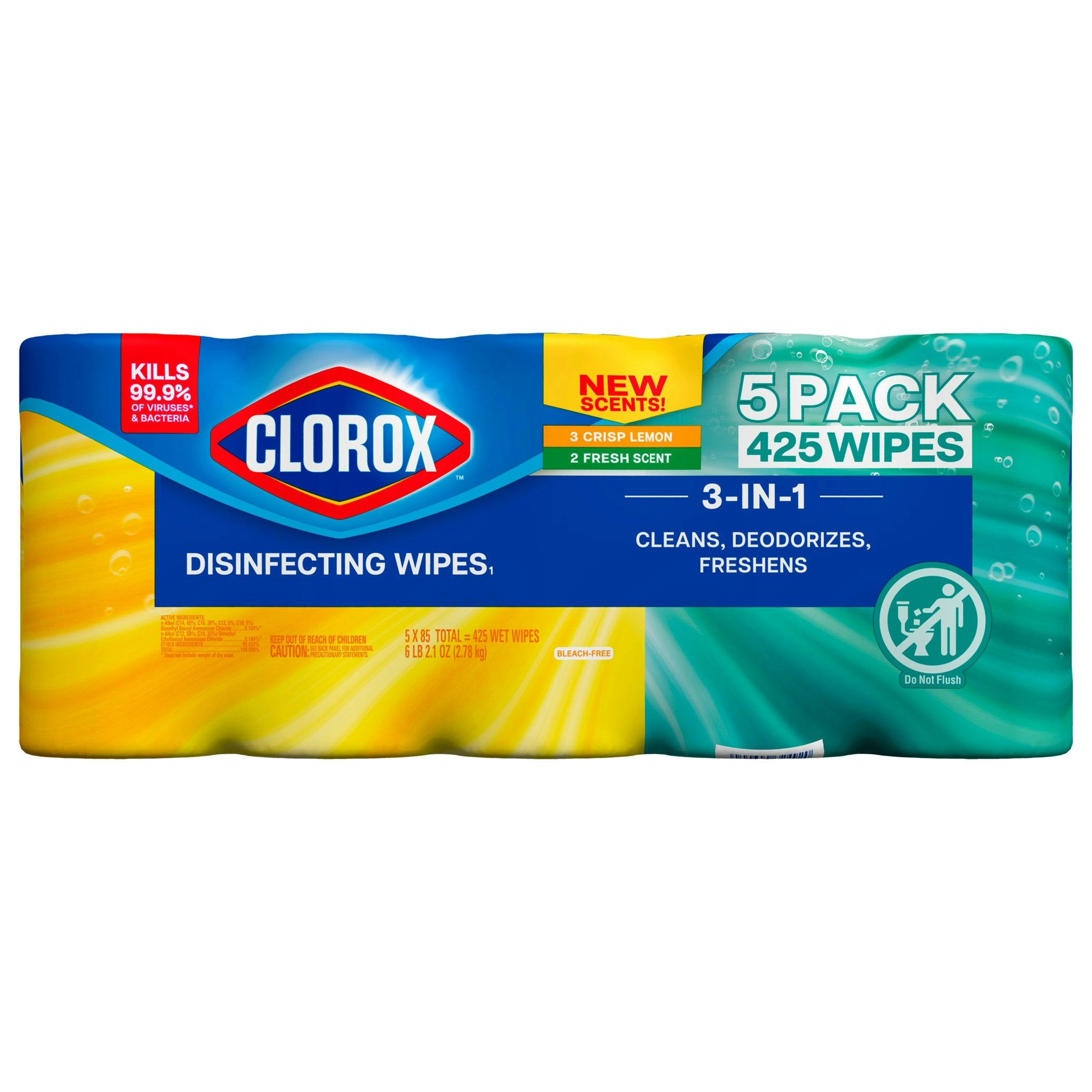 Clorox Disinfecting Wipes 5-Pack