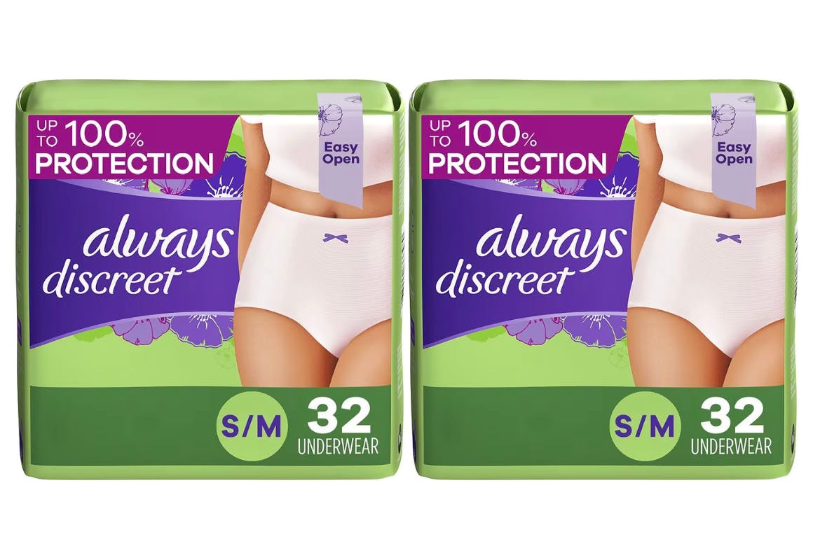 2 Always Discreet Packs