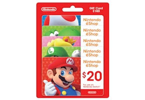 Nintendo $20 Gift Card 5-Pack