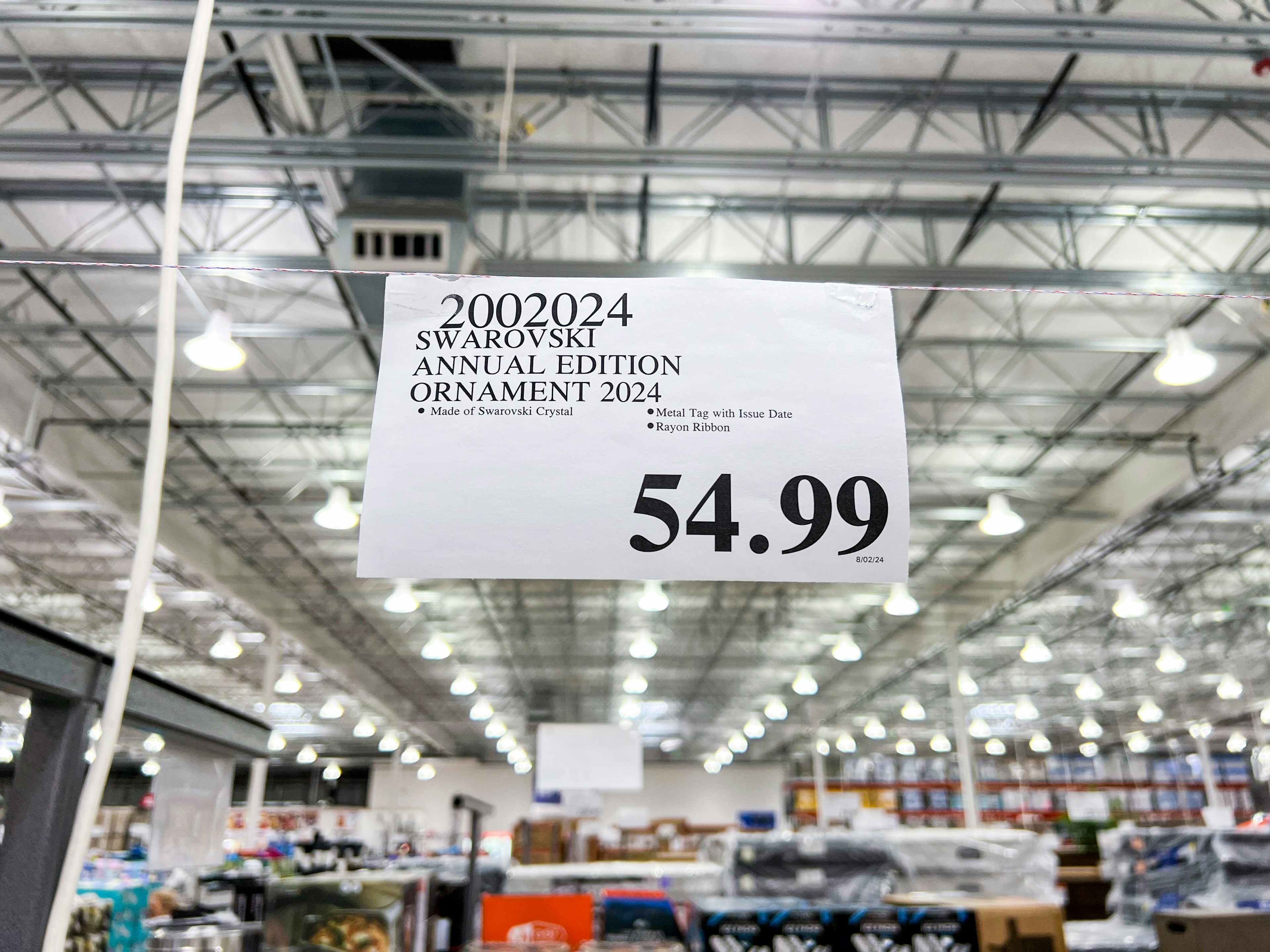 costco 2024 swarovski ornament price