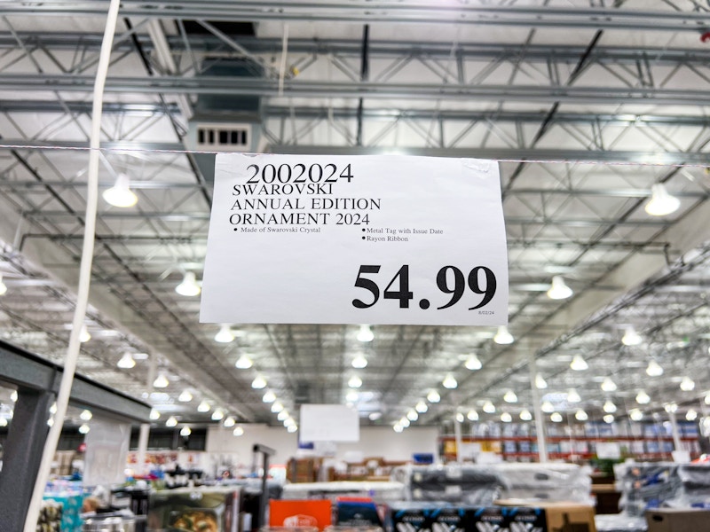 costco 2024 swarovski ornament price