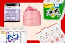 amazon items on a background
