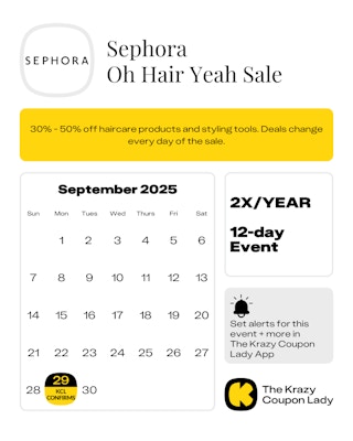Sephora Oh hair Yeah dates 2025