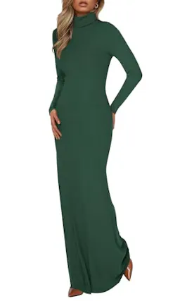 BTFBM Women's Knit Maxi Dress