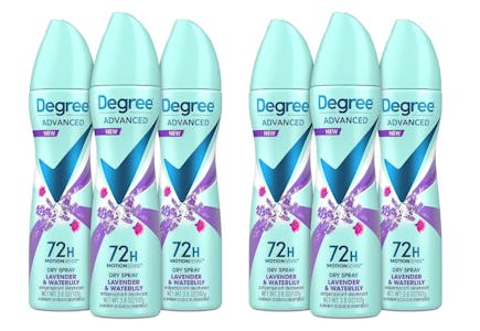 2 Degree Deodorant Spray 3-Packs