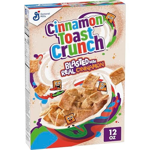 2 Cinnamon Toast Crunch Cereal Boxes