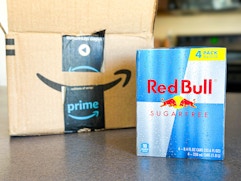 a 4 pack of red bull energy drinks