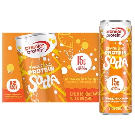 Premier Protein Sparkling Soda 12-Pack