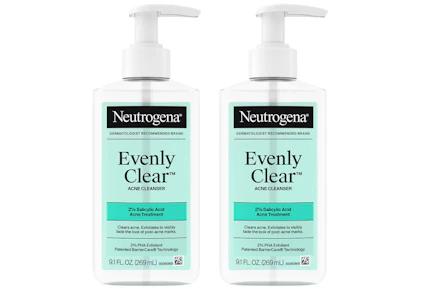 2 Neutrogena Acne Cleansers
