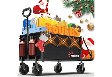 Heavy-Duty Collapsible Wagon Cart
