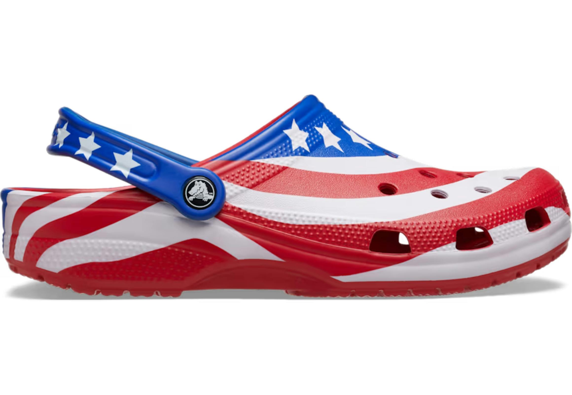 Crocs Adult American Flag Clogs