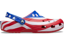 Crocs Adult American Flag Clogs