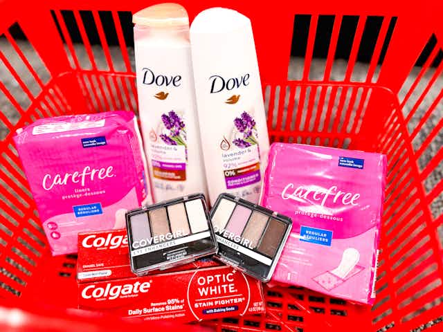 Free CVS Shopping Haul: Dove, Colgate, Covergirl, and Carefree ($35 Value) card image