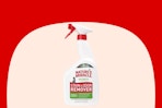 petsmart nature's miracle stain remover on cream and red background