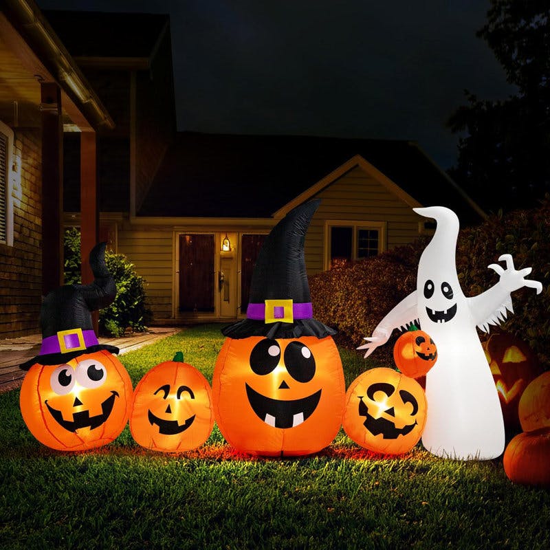 Halloween Inflatable Pumpkin Family