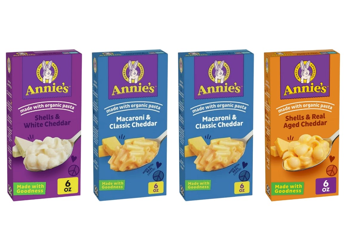 4 Annie's Macaroni & Cheese Boxes