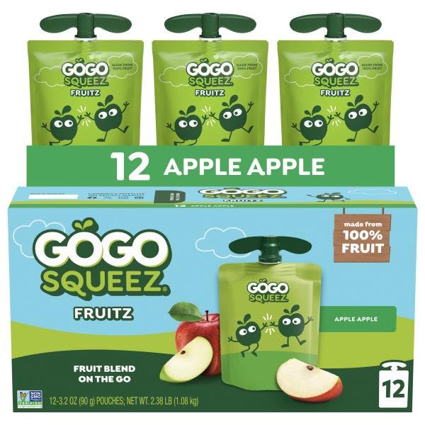 2 GoGo squeeZ Applesauce 12-Packs