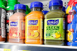 naked smoothies on store shelf