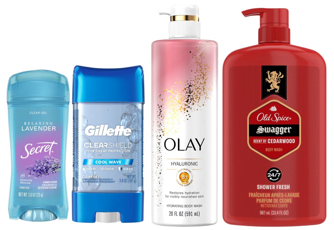 4 P&G Personal Care Products