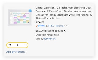 Digital Calendar, 10.1 Inch