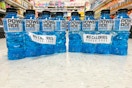 2 powerade 8-packs sitting on the floor in a target aisle