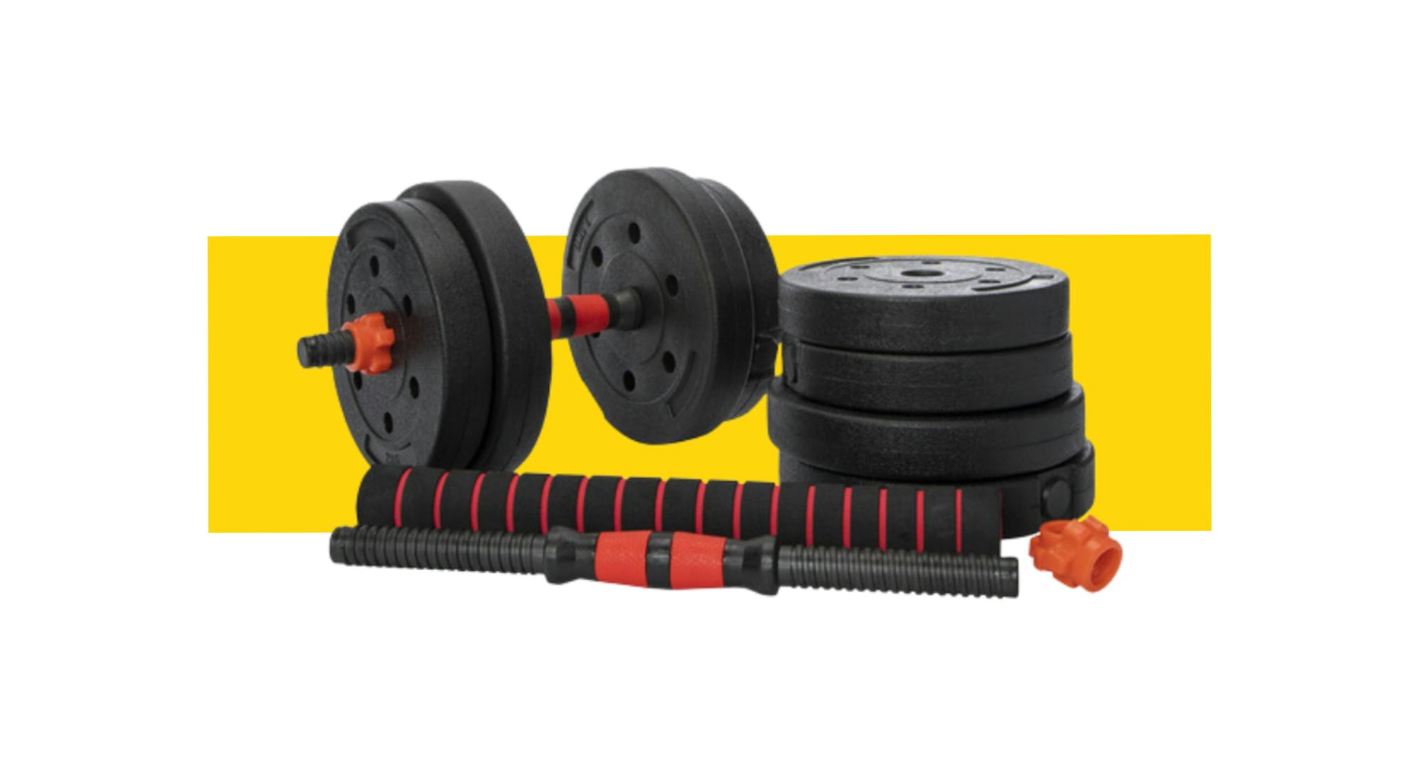 42Pound Adjustable Barbell & Dumbbell Set, 25 at Five Below The
