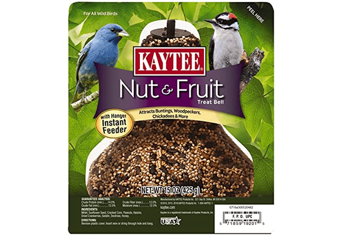 Kaytee Wild Bird Nut and Fruit Bell