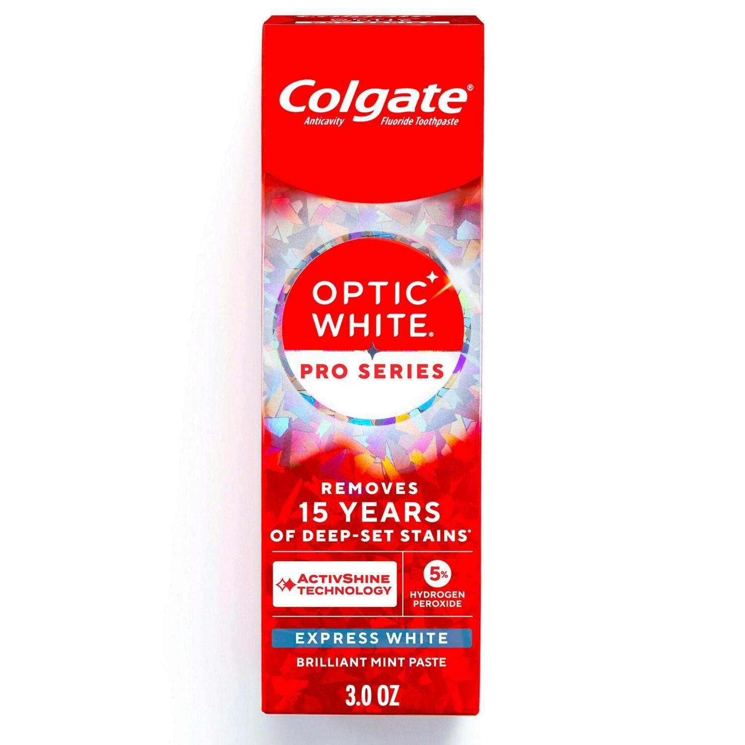 2 Colgate Optic White Toothpastes