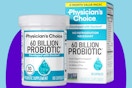 Physician's CHOICE Probiotics 60 Billion CFU on a blue background.