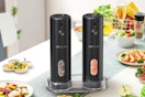 CIRCLE JOY Rechargeable Electric Salt and Pepper Grinder Set