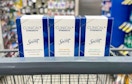secret clinical deodorant in a walgreens shopping cart