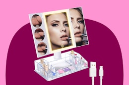 B0CSJKZNPL Trifold Makeup Mirror