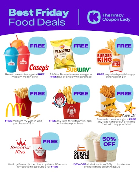 Best Friday Food Deals
