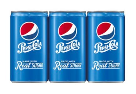 3 Pepsi-Cola Mini 6-Pack