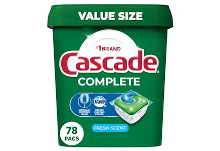 Cascade Dishwasher Pods