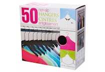 Flocked Hangers 50-Pack