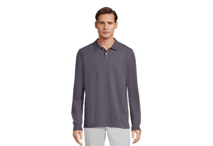 George Men's Long Sleeve Polo