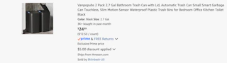 Amazon Bathroom Trash Can 2026 2