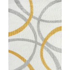 Abstract Shag Area Rug