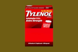 Tylenol Extra Strength 100-Count Caplets, as Low as $4.03 on Amazon card image