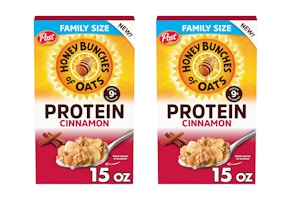 2 Honey Bunches of Oats Cereal