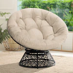 Bayou Breeze Swivel Papasan Chair